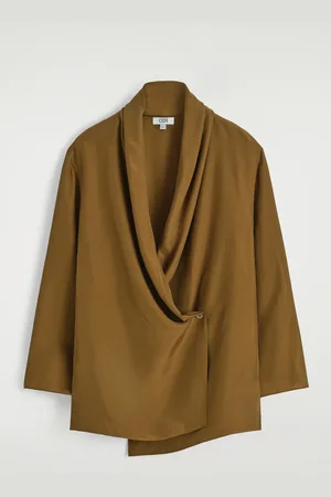 H&M BLAZER CON REVERS A SCIALLE IN SETA