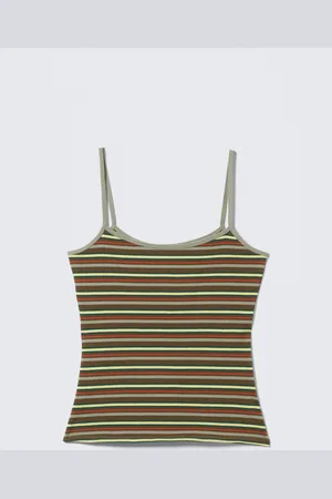 H&M Canotta slim con spalline