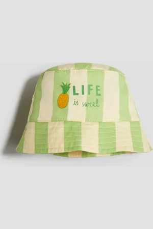 H&M Cappello da pescatore in twill con stampa