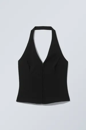 H&M Top corto con scollo all