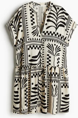 H&M Abito a tunica goffrato