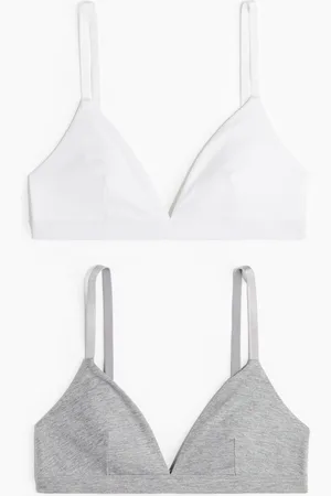 H&M Reggiseni morbidi in cotone 2 pezzi