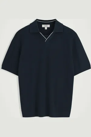 H&M POLO IN MAGLIA CON BORDI A CONTRASTO