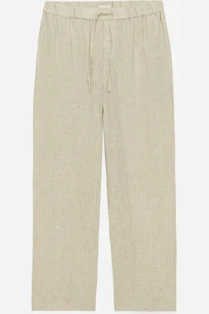 H&M Pantaloni in lino dalla vestibilità rilassata