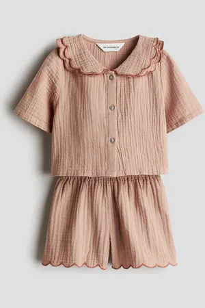 H&M Set 2 pezzi in mussola di cotone