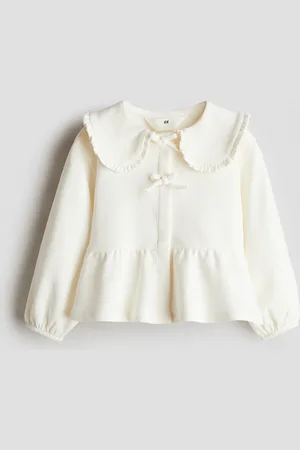 H&M Cardigan con colletto e peplum