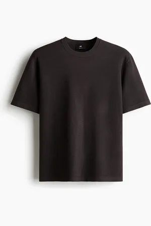 H&M T-shirt in maglia a coste Regular Fit