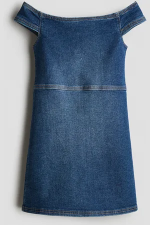H&M Abito in denim con spalle scoperte