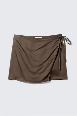 H&M Minigonna a portafoglio in raso