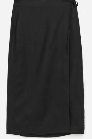 H&M Linen Wrap Skirt