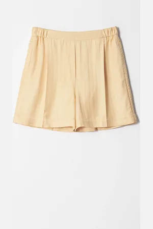 H&M Shorts jacquard con pieghe pressate