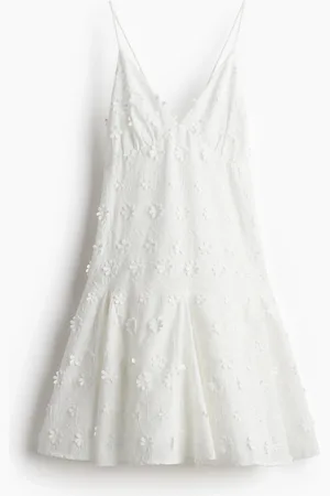 H&M Abito in cotone con applicazioni