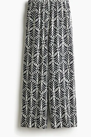 H&M Pantaloni ampi in misto lino