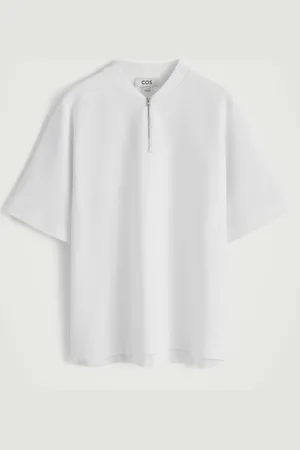 H&M T-SHIRT CON MEZZA CERNIERA