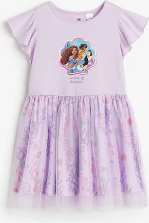 H&M Abito in tulle con stampa