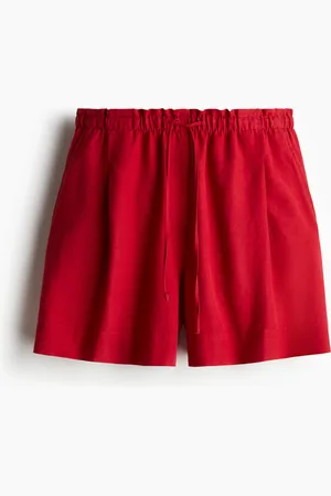 H&M Shorts in misto lino con coulisse