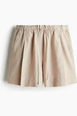H&M Shorts in misto lino con coulisse