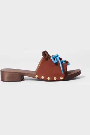 H&M Lace-Up Clog Sandals