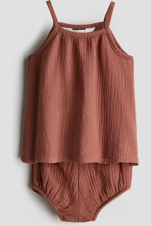H&M Set 2 pezzi in mussola di cotone