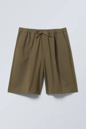 H&M Shorts in twill con coulisse e vestibilità loose