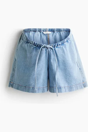 H&M MAMA Shorts in denim con coulisse