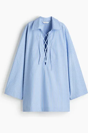 H&M Chemisier con lacci
