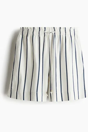 H&M Shorts in misto lino con coulisse