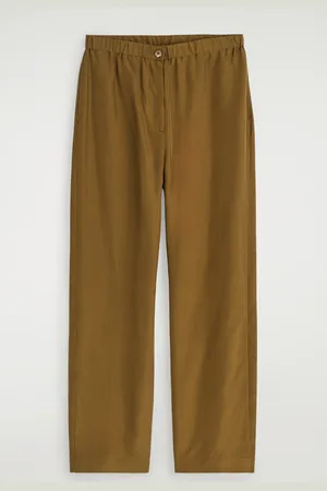 H&M PANTALONI IN SETA DAL TAGLIO RILASSATO