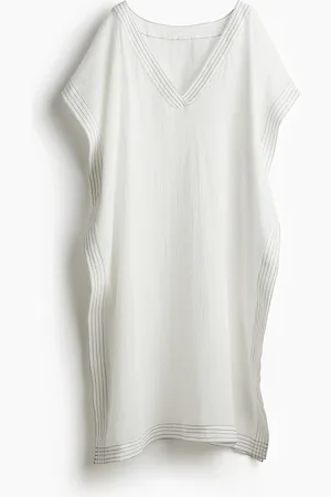 H&M Caftano da mare in misto lino
