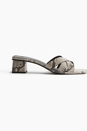 H&M Sandali con tacco squadrato