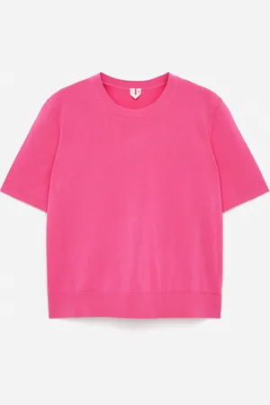 H&M Top a maniche corte con lavorazione a maglia