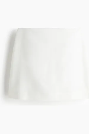 H&M Gonna-shorts mini in misto lino
