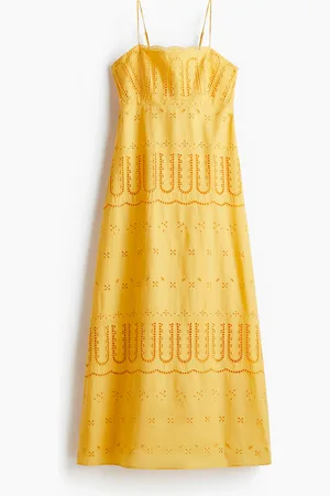 H&M Abito con spalline sottili e sangallo