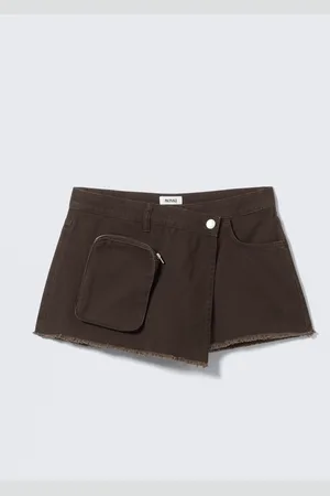 H&M Gonna pantalone a portafoglio in twill