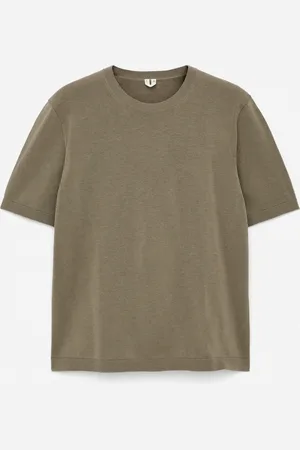 H&M Fine-Knit Cotton T-Shirt