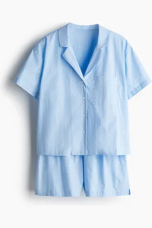H&M Pigiama con camicia e shorts