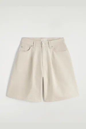 H&M WIDE-LEG DENIM SHORTS
