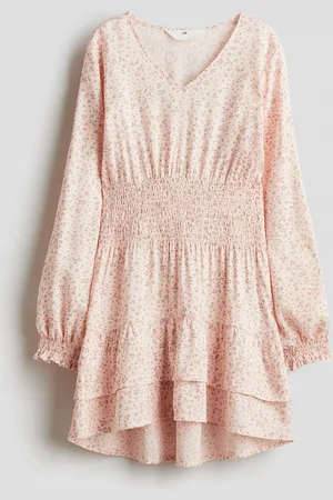 H&M Abito con smock decorativo
