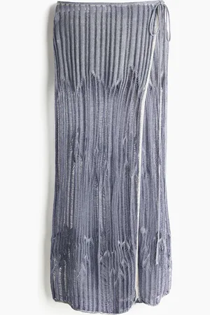 H&M Gonna in maglia con incrocio