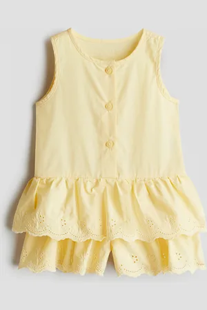 H&M Pagliaccetto in cotone con volant