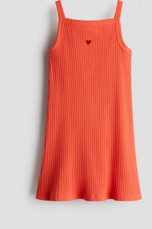 H&M Abito a costine con spalline sottili