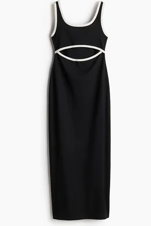 H&M Maxi abito con sezione aperta