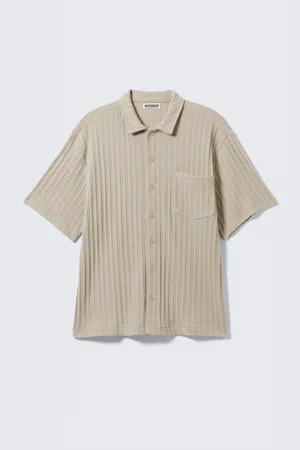 H&M Camicia in maglia con bottoni a maniche corte