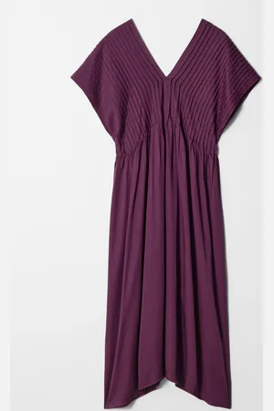 H&M Abito midi Dolman a pieghe