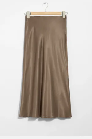 H&M Gonna midi in raso