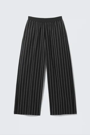 H&M Pantaloni da pigiama loose in cotone a righe