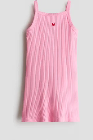 H&M Abito a costine con spalline sottili