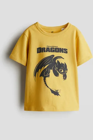 H&M T-shirt in cotone fantasia