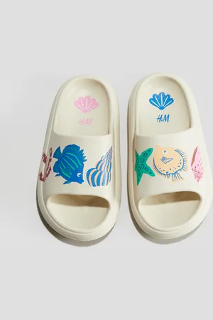 H&M Ciabatte da mare spesse con motivi stampati