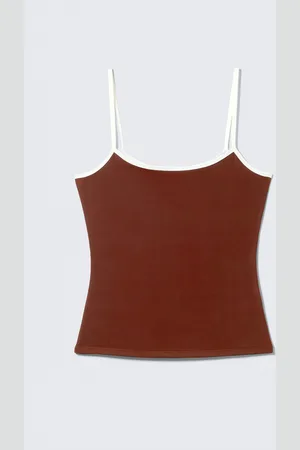 H&M Canotta slim con spalline